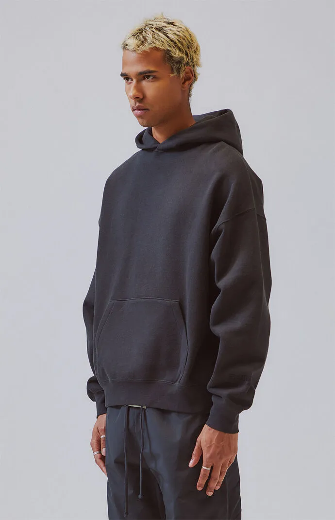 FEAR OF GOD ESSENTIALS BLACK REFLECTIVE 3M HOODIE