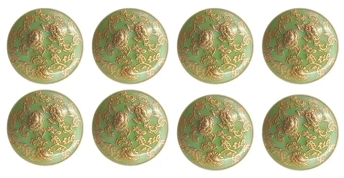 Floral Elegance Metal Buttons(7 Big   7 Small)