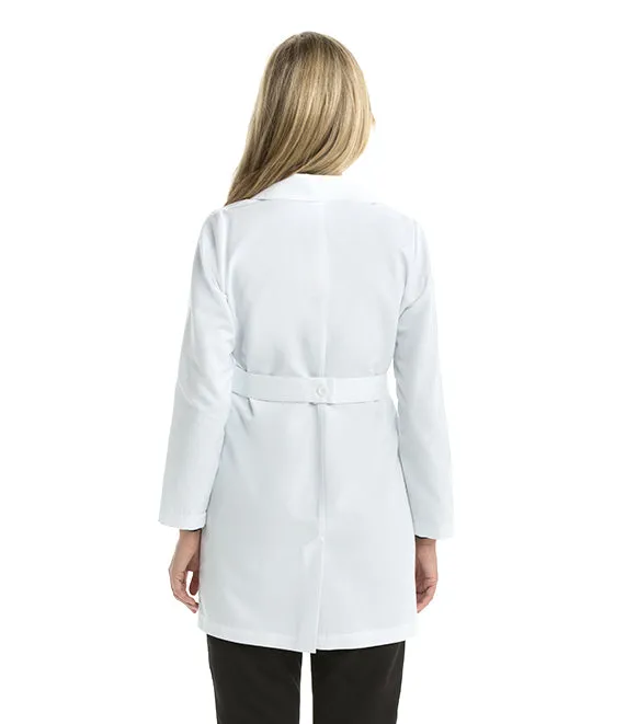 Grey's Anatomy Women's Lily 34 In Three Pocket Waistband Lab Coat