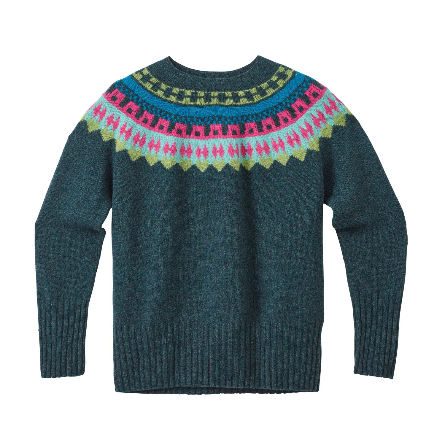 Helga Yoke Sweater- Oribe Green