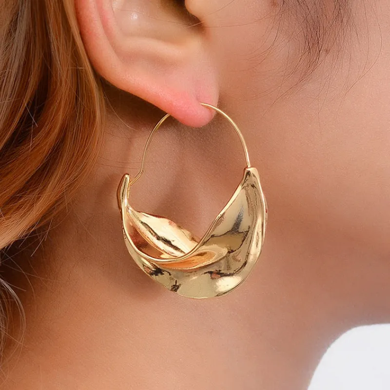 Just Lil Things  Gold Hoop Earring jlt11636