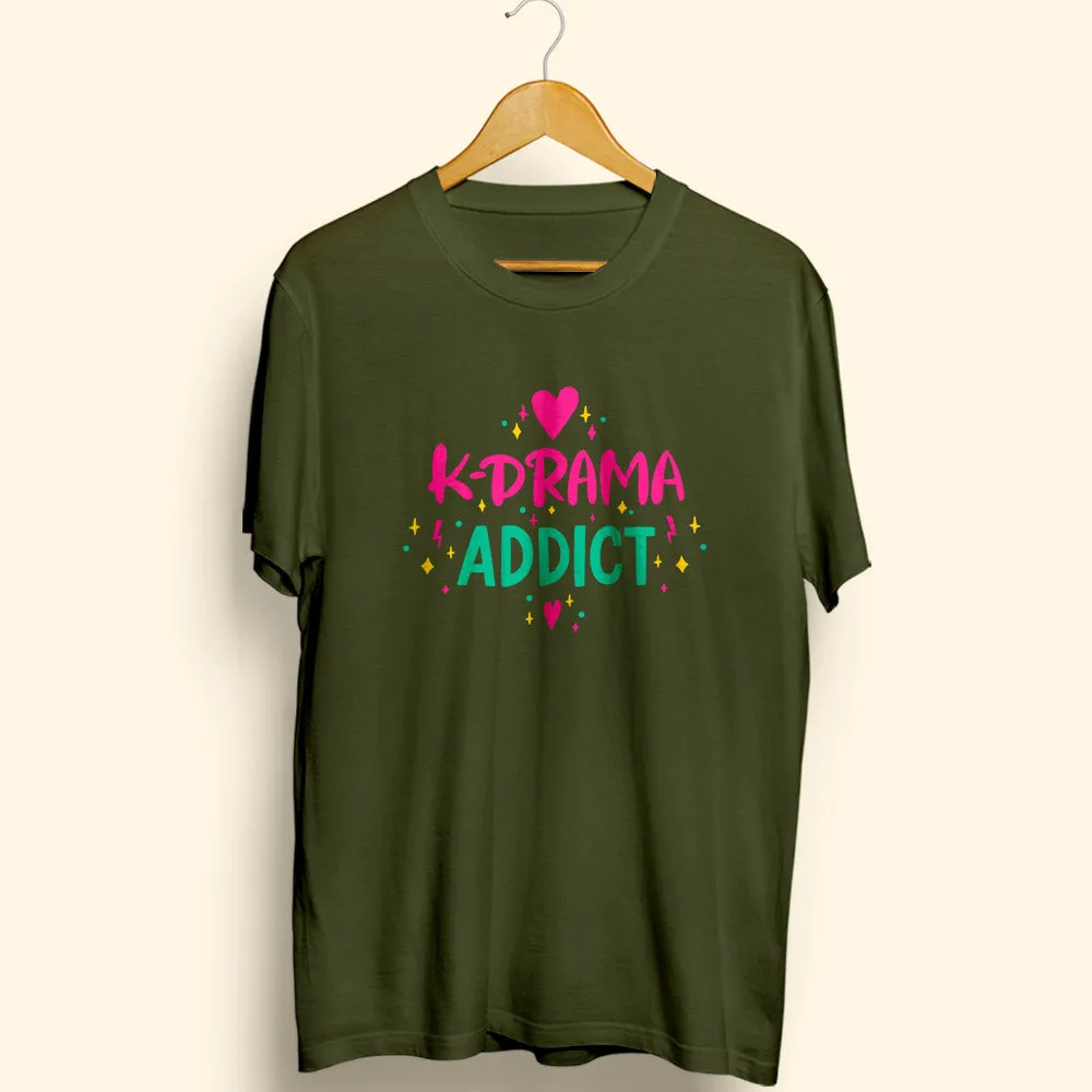 K-Drama Addict Half Sleeve T-Shirt