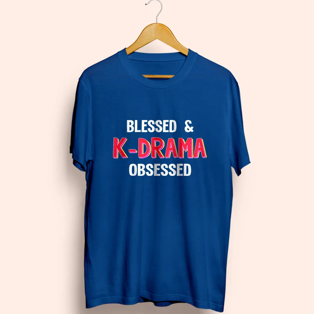 K-Drama Obsessed Half Sleeve T-Shirt