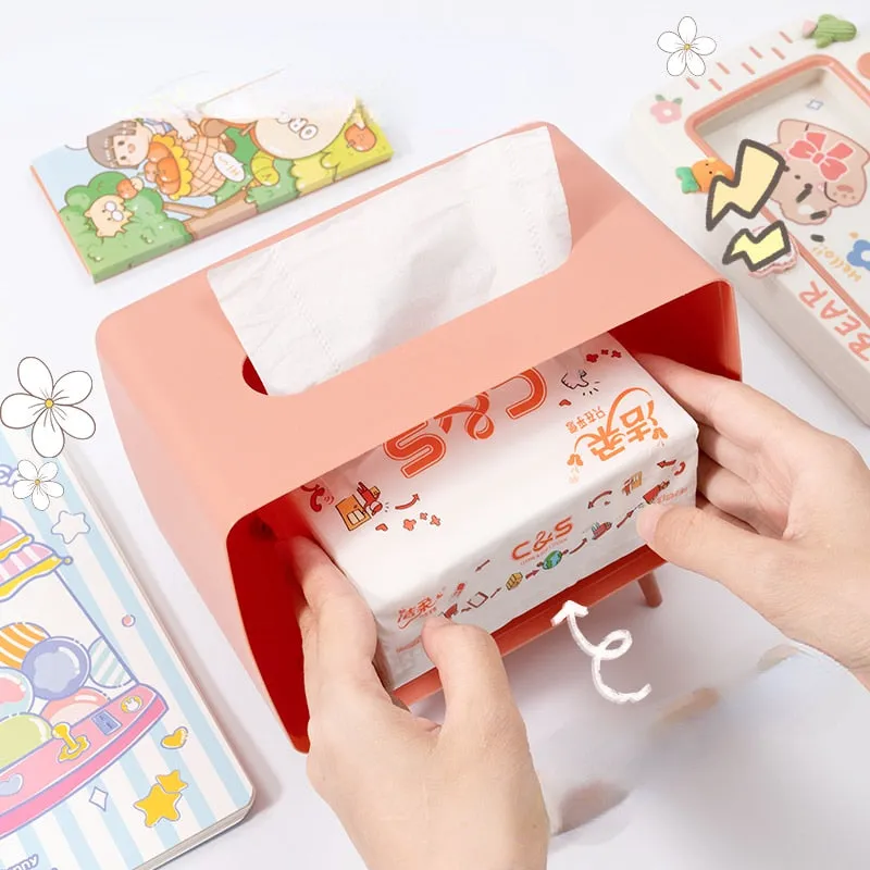 Kawaii Cute Multifunction Tissue Box