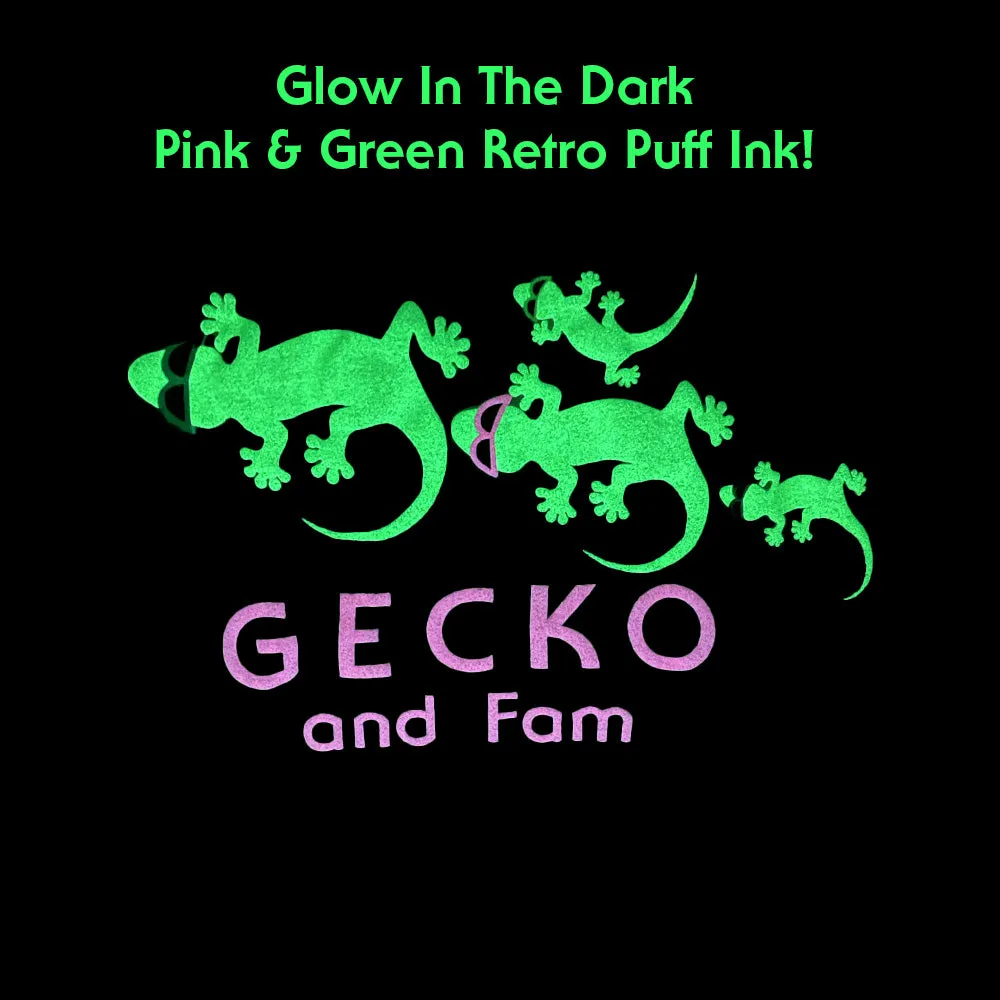 KIDS Gecko Fam Black Tee