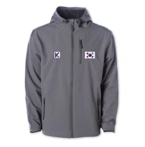 Limited Edition Charcoal KOR Flag Poly-Tech Jacket - Enhance Your Style