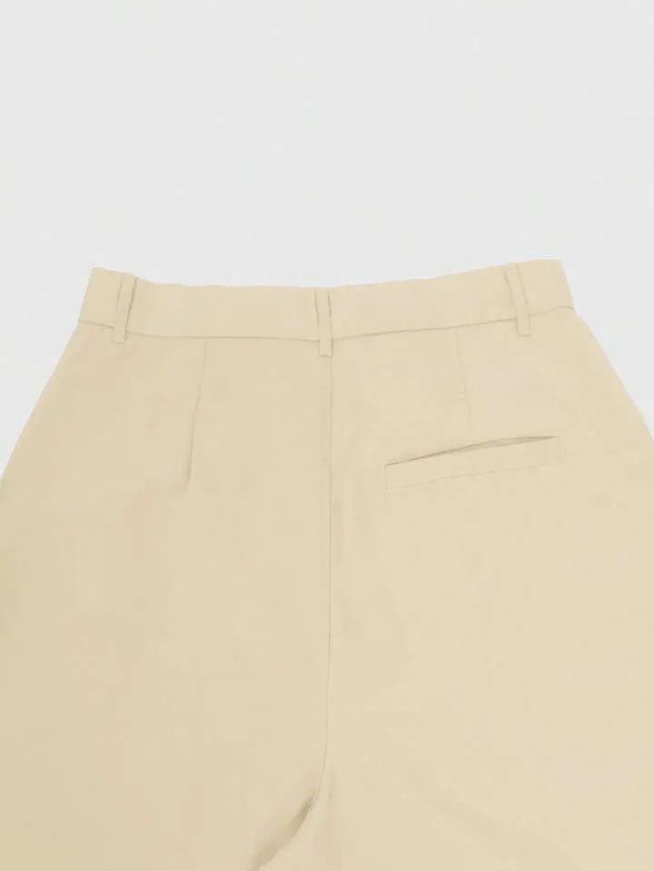 Korean Street Slant Pocket Trousers