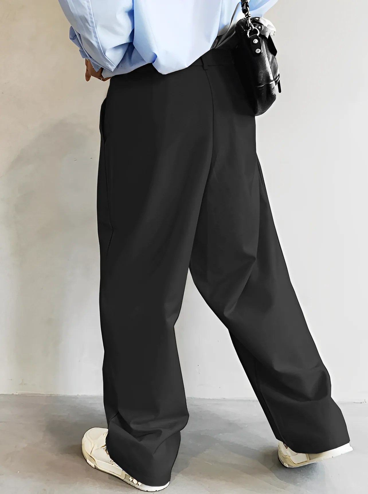 Korean Street Slant Pocket Trousers