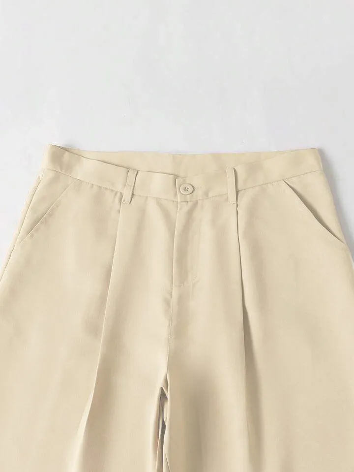 Korean Street Slant Pocket Trousers