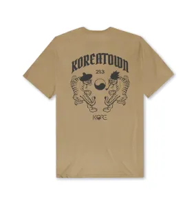 KOREATOWN TIGERS TEE (KHAKI)