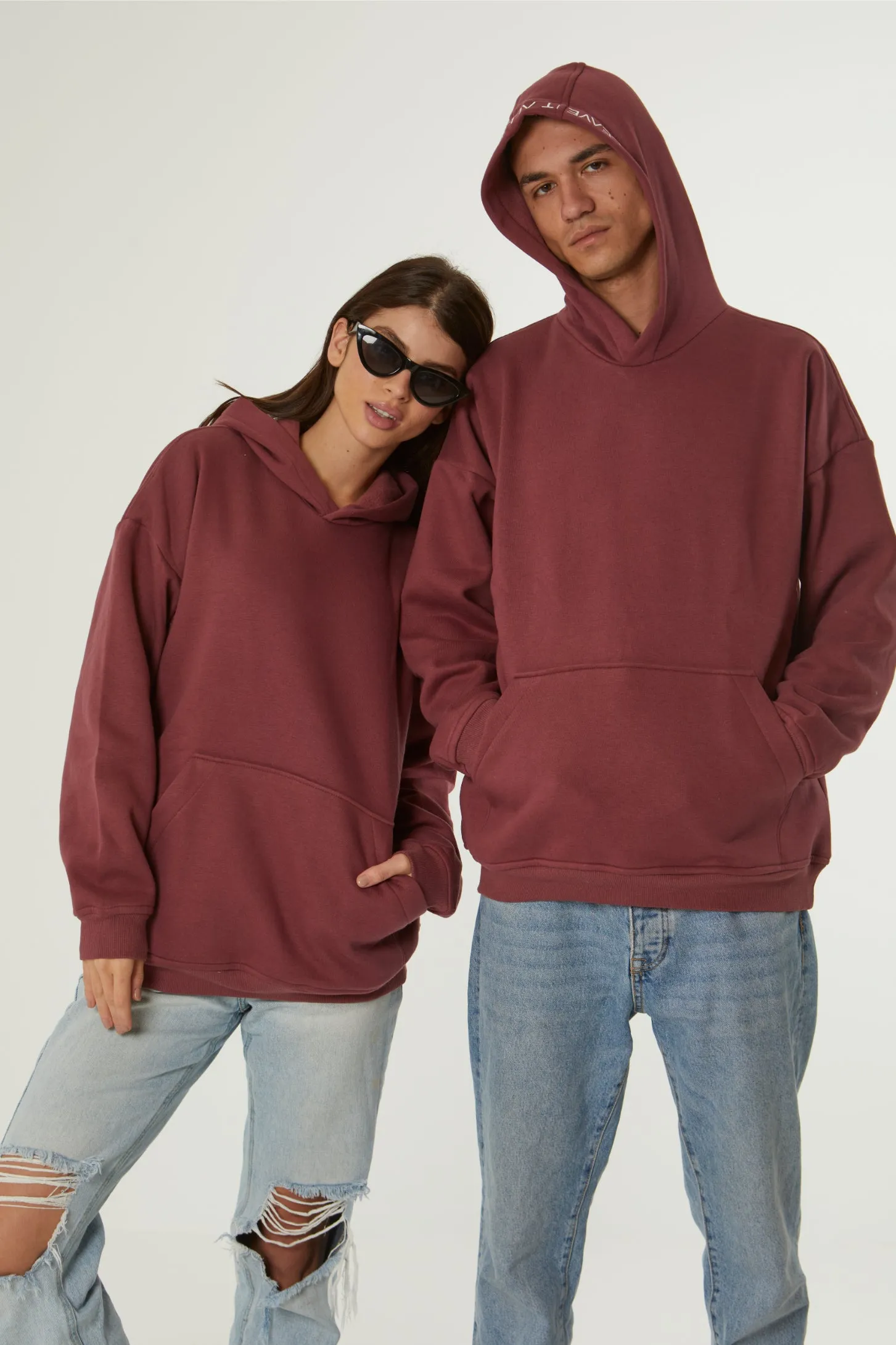 LEAVE IT ALL BEHIND HOODIE - BURGUNDY