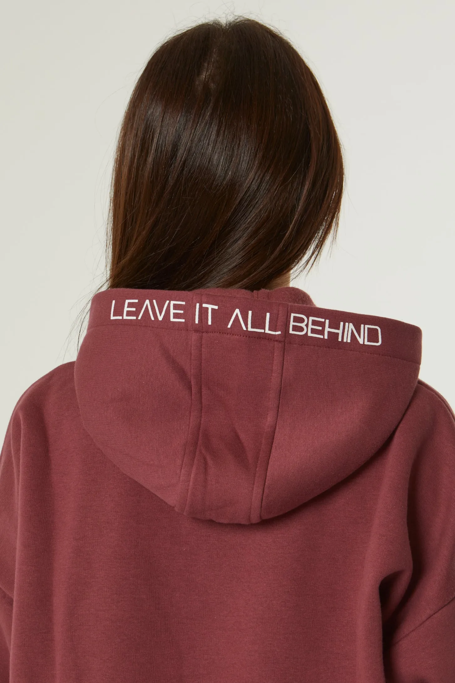 LEAVE IT ALL BEHIND HOODIE - BURGUNDY