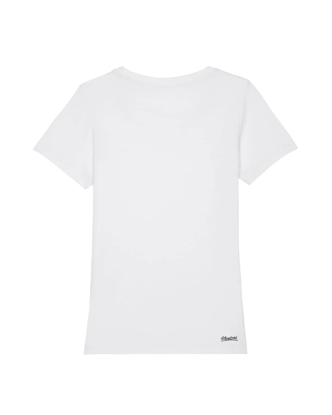 Logo Stitch Women Shirt - White