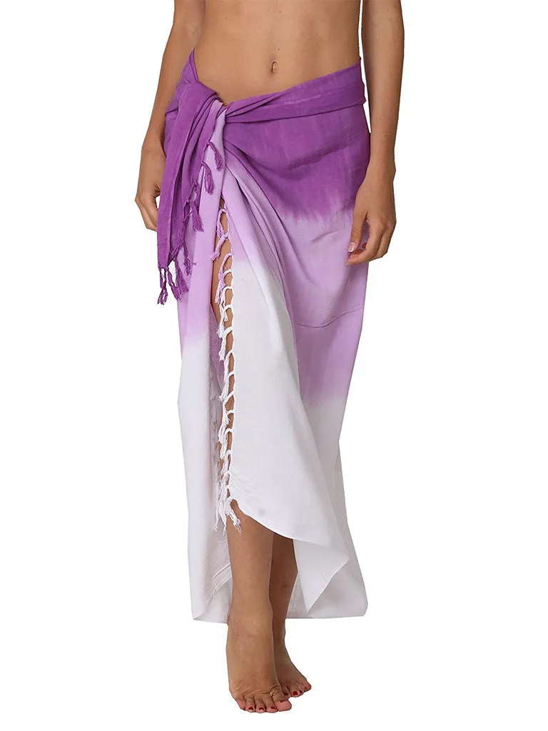 Long sarongs include a Coconut Shell Tie-ring