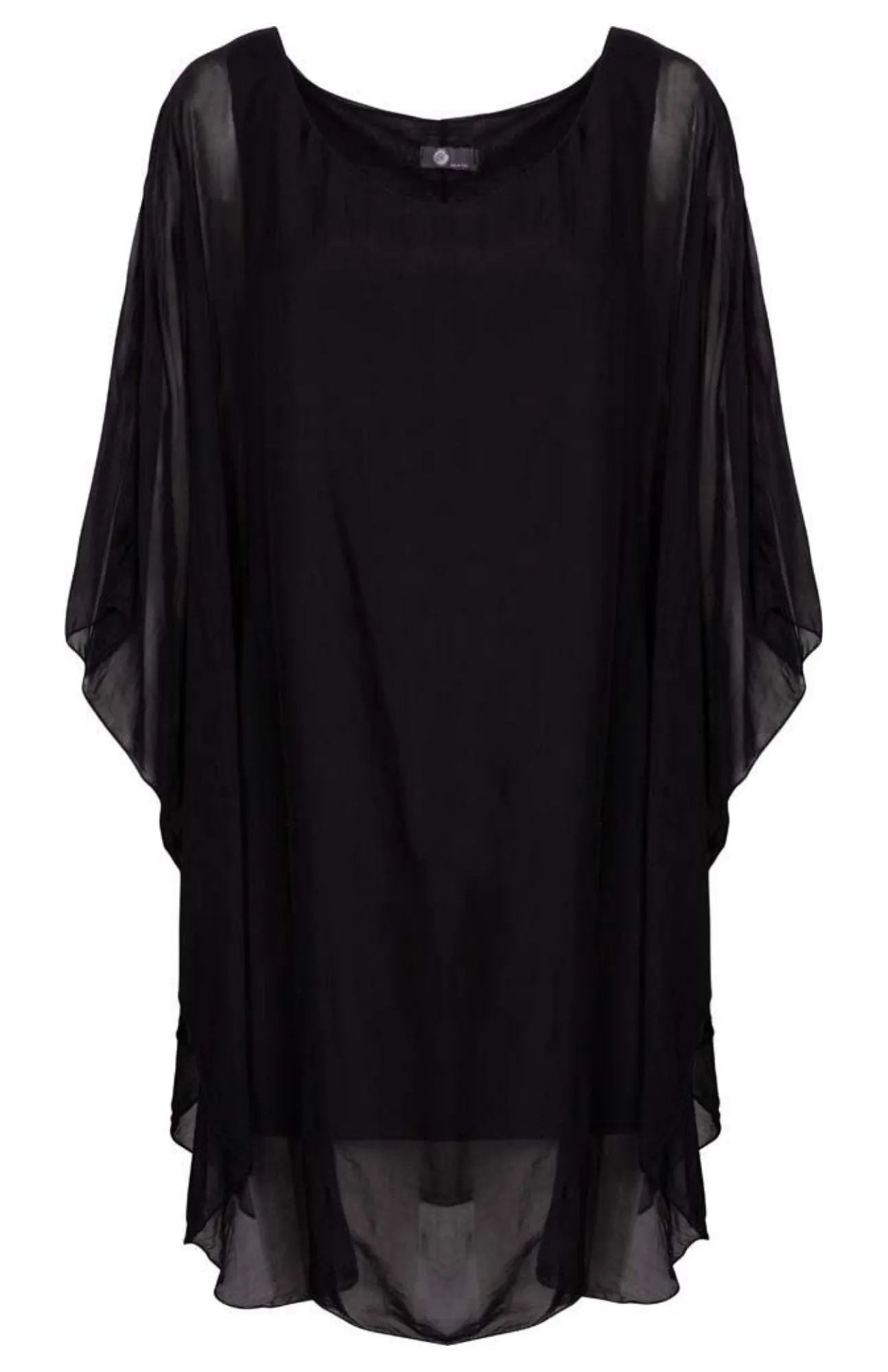 M Made in Italy - Women's Bat Sleeves Tunic Plus Size