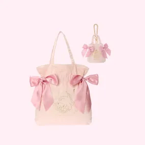 My Melody x Maison de FLEUR SANRIO Ribbon tote bag (Gingham Inner)