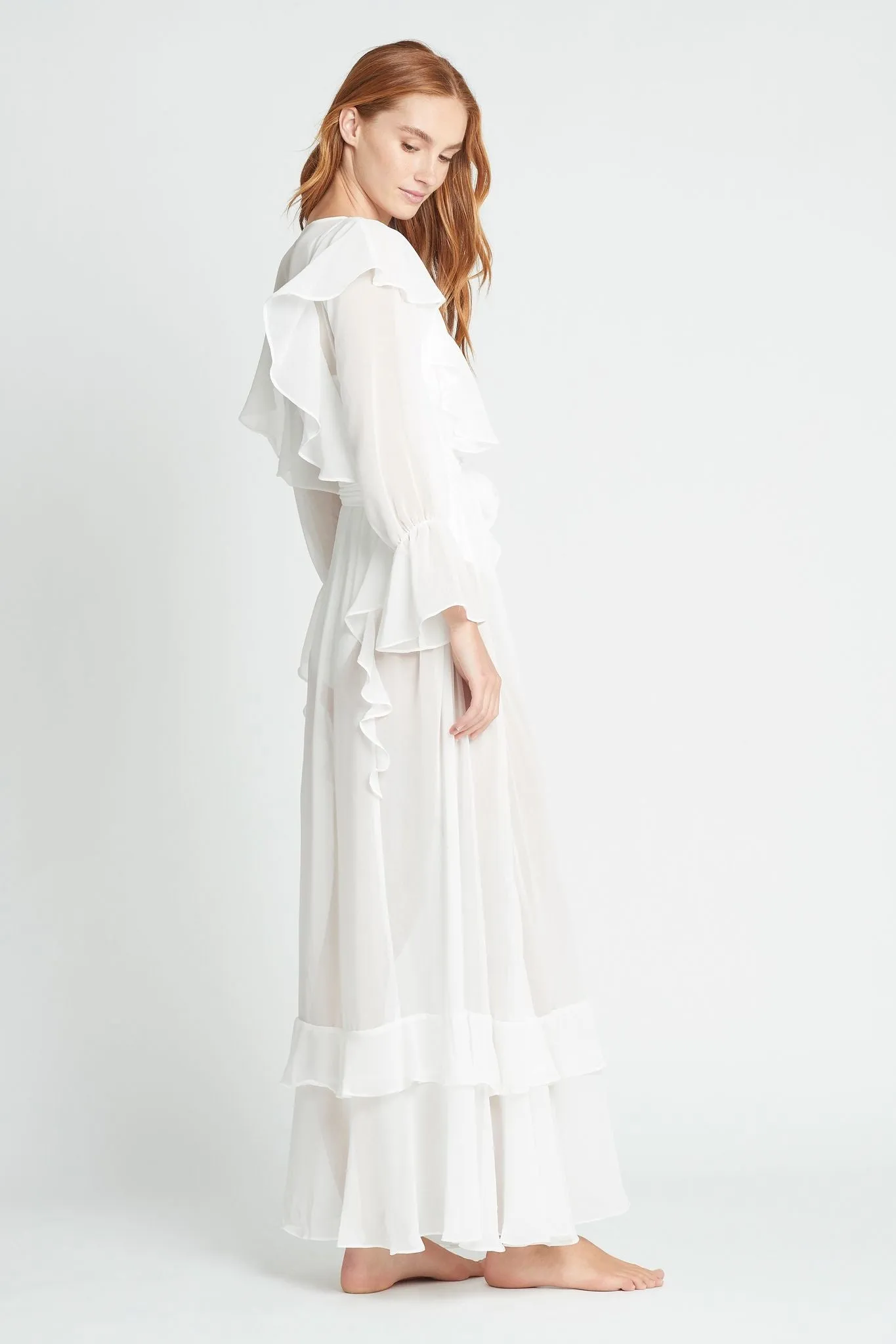 Persphone Robe - White