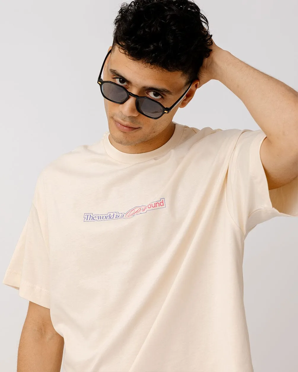 Playground Printed Oversized Tee