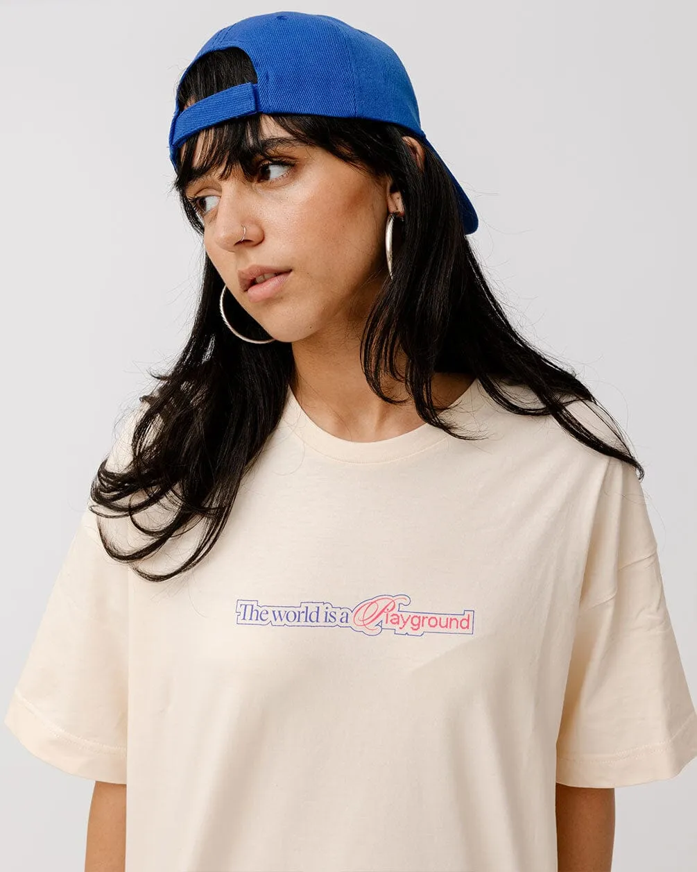 Playground Printed Oversized Tee