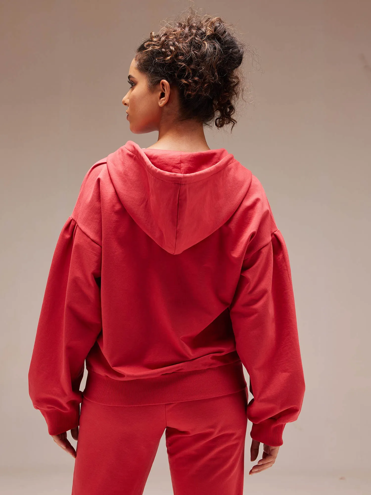 Red CloudCut Jacket