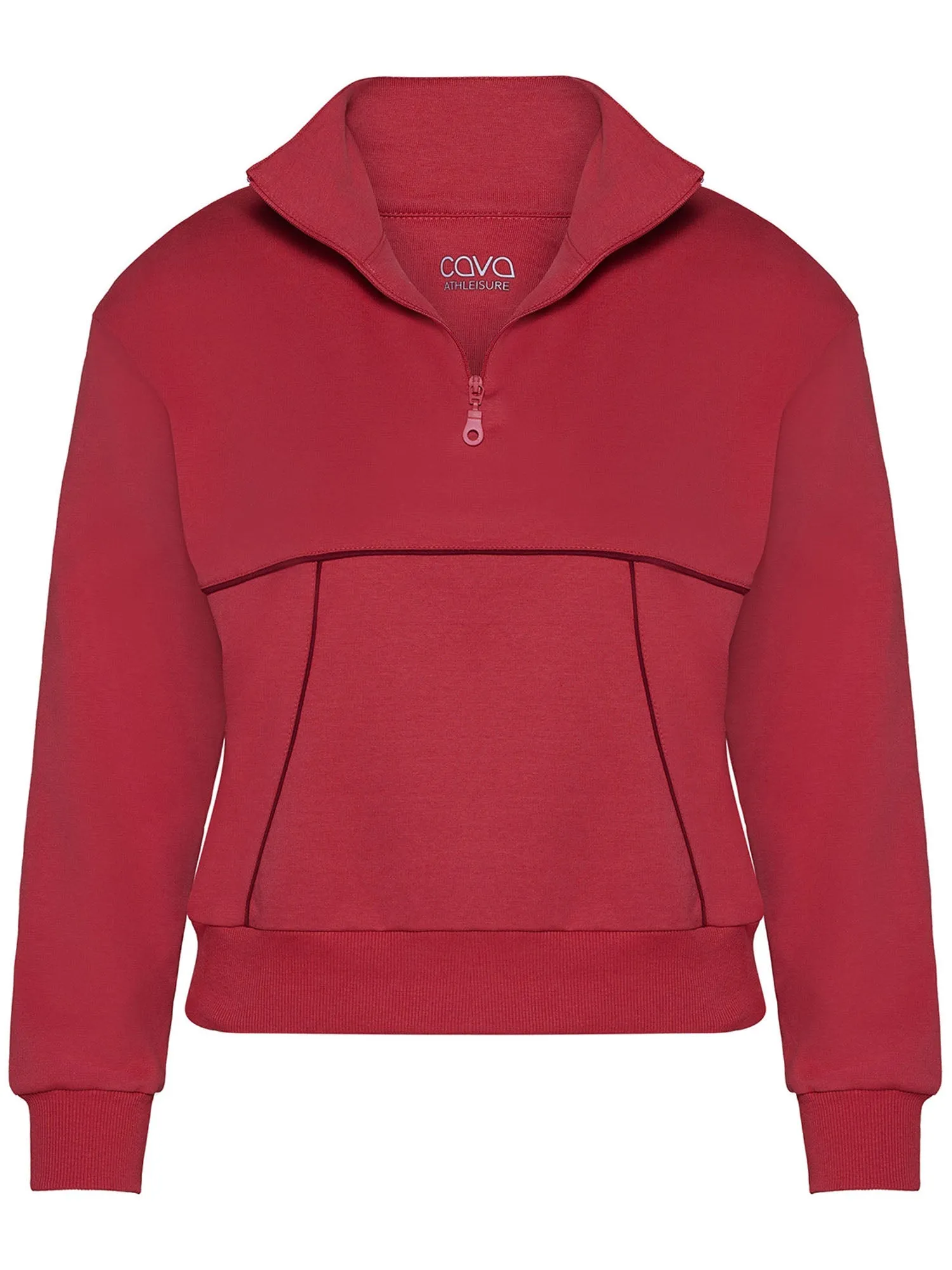 Red Urban Q-zip Sweatshirt