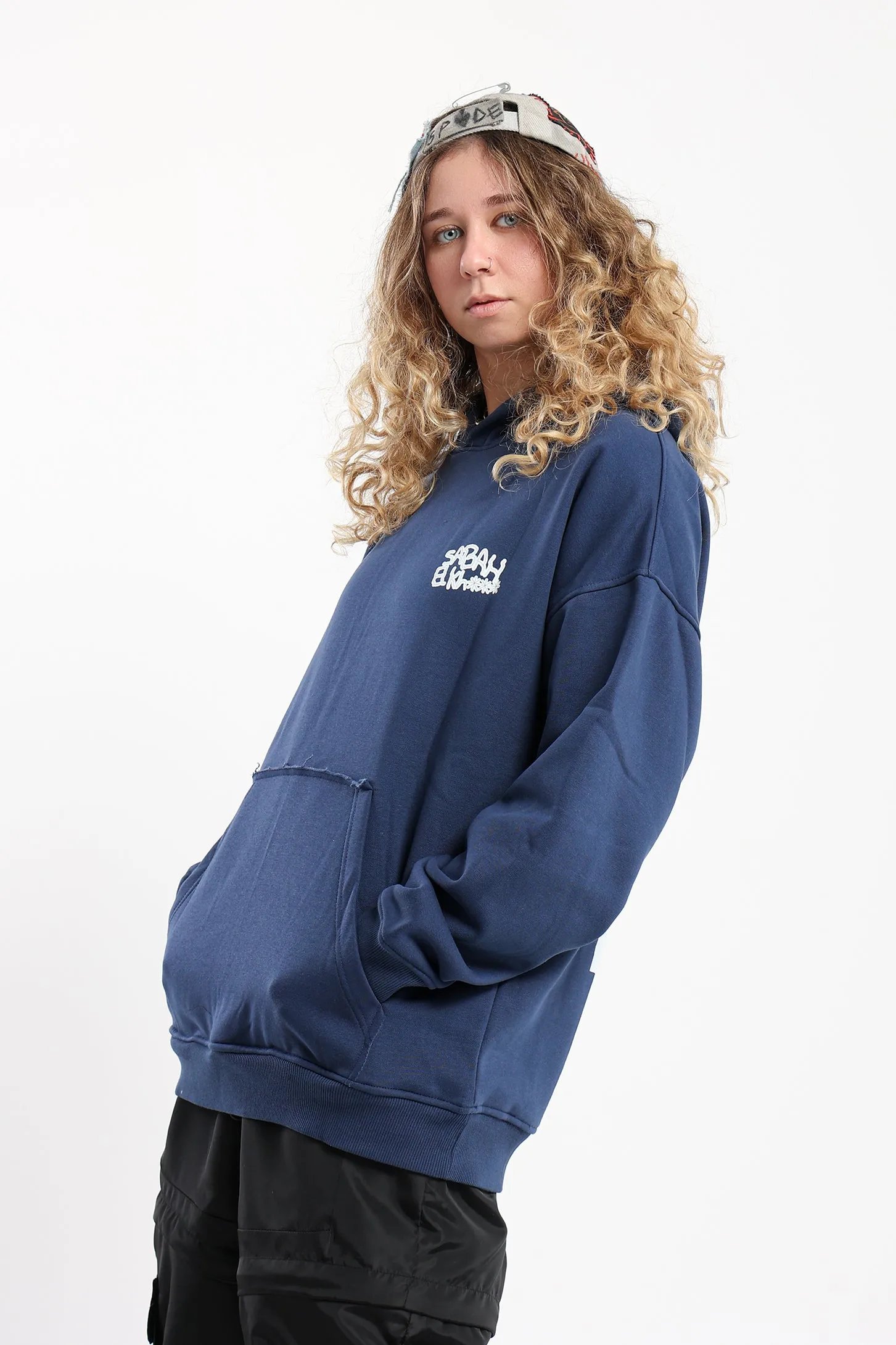 SABAH EL KH*** HOODIE - NAVY