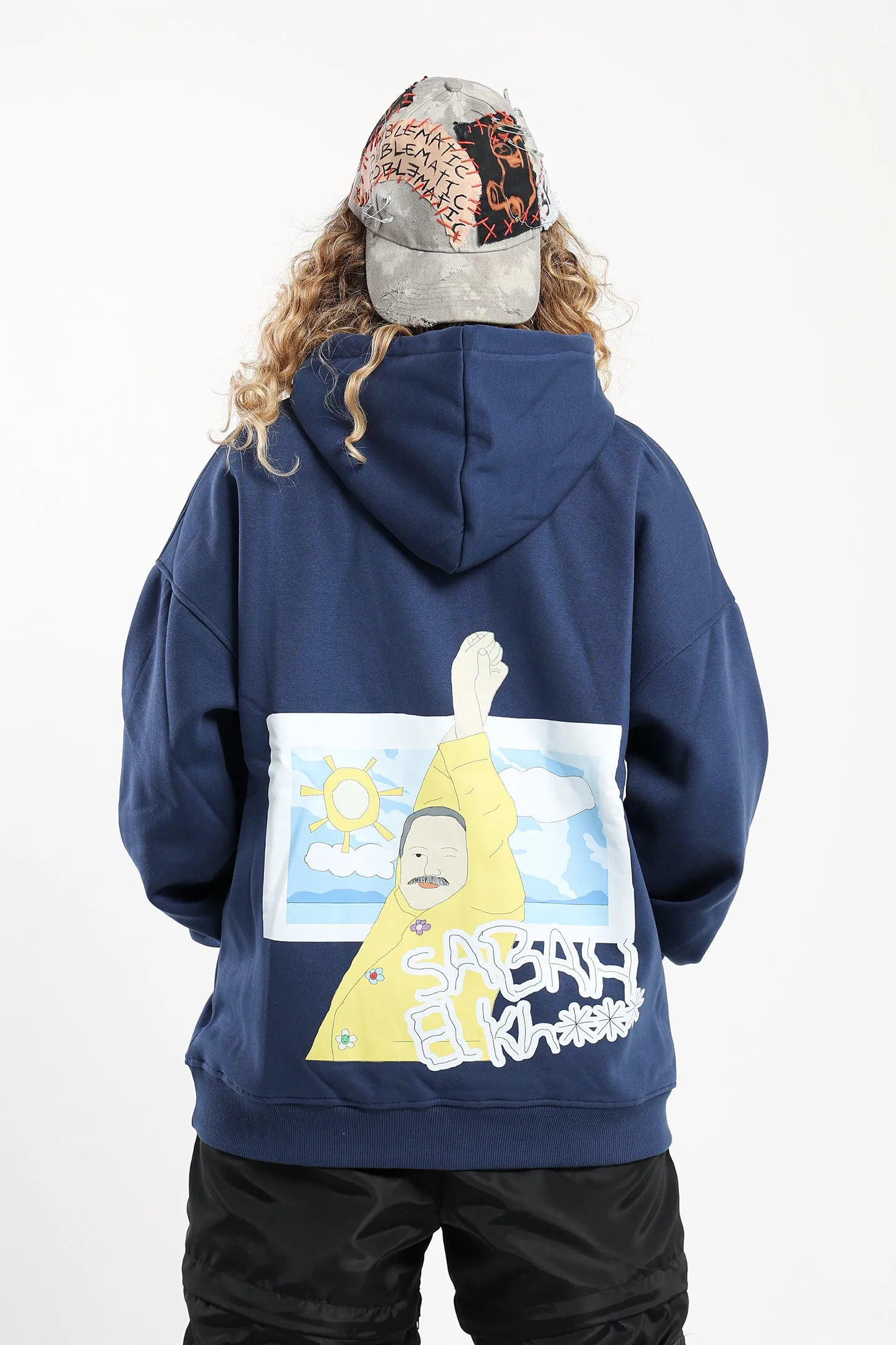 SABAH EL KH*** HOODIE - NAVY