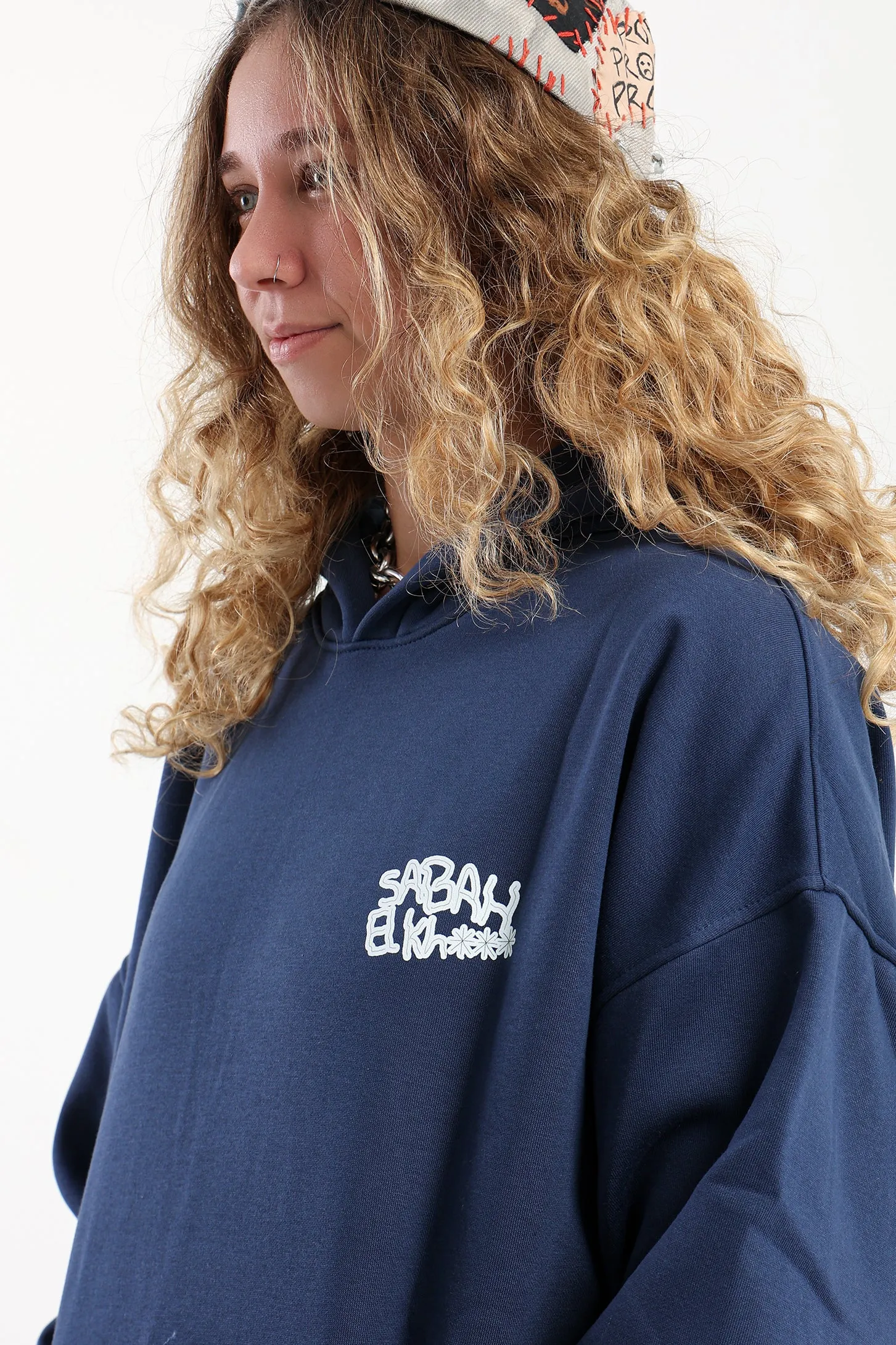 SABAH EL KH*** HOODIE - NAVY