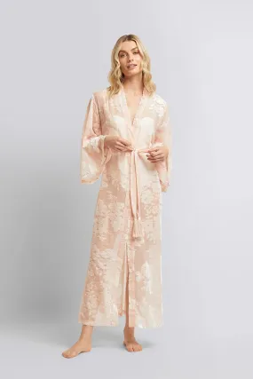 Stevie Maxi Robe - Blush