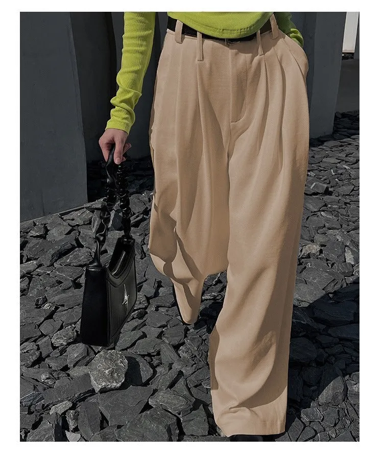 Super Baggy Pleated Korean Baggy Pants