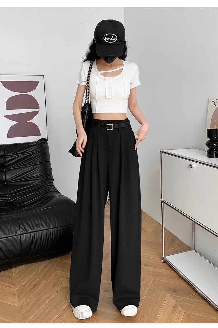 Super Baggy Pleated Korean Baggy Pants