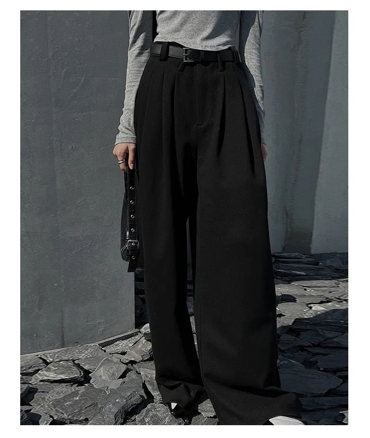 Super Baggy Pleated Korean Baggy Pants