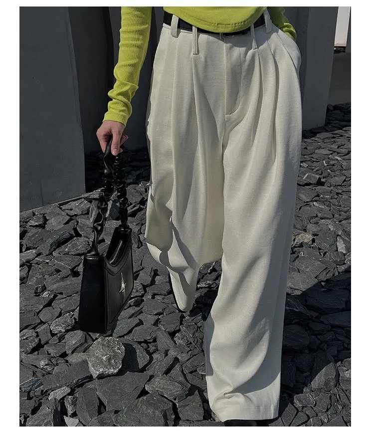 Super Baggy Pleated Korean Baggy Pants