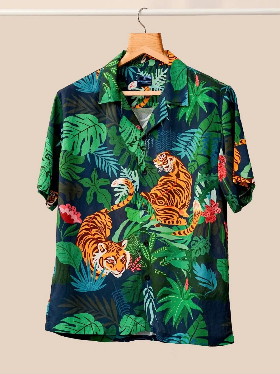 Tropical-Tiger-Resort Shirt Combo (Pack of 3)