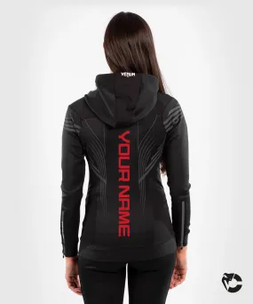 UFC Venum Personalized Authentic Fight Night Women's Walkout Hoodie - Black