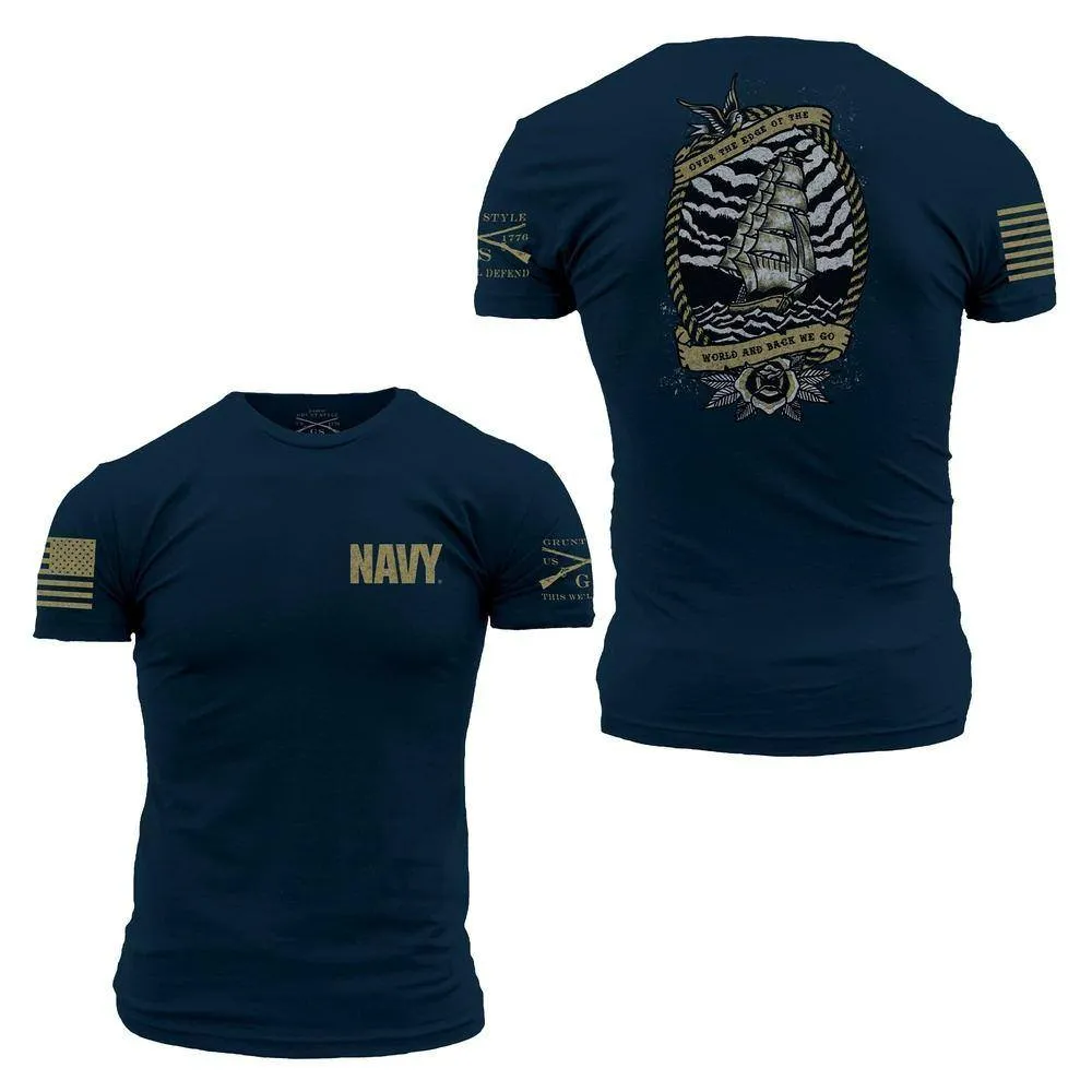 USN - Edge of the World 2.0 T-Shirt - Navy