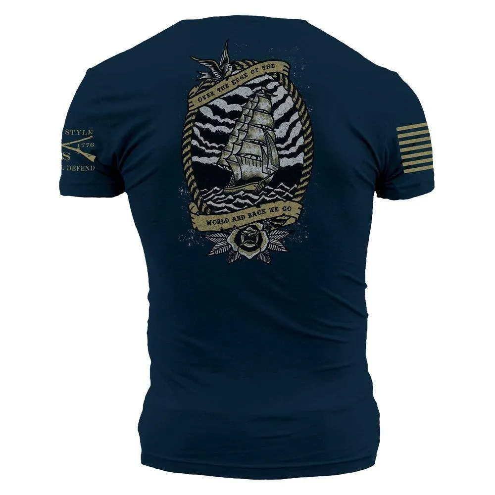 USN - Edge of the World 2.0 T-Shirt - Navy